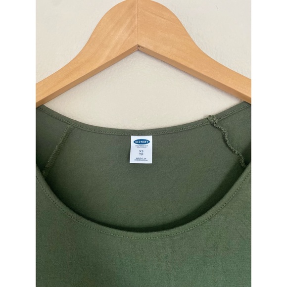 Old Navy T-Shirt Dress Green - Picture 3 of 4
